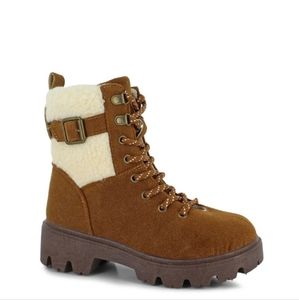 Krazy Kicks Rust Camelia Faux Suede Boots